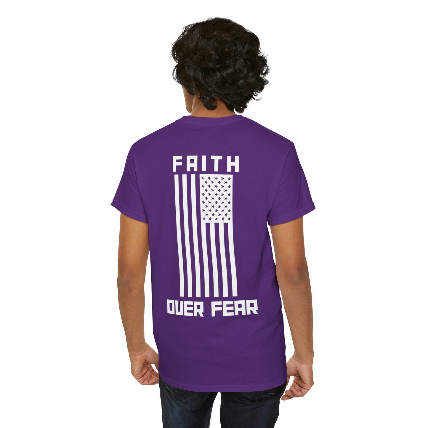 Faith Over Fear T-Shirt Unisex Heavy Cotton