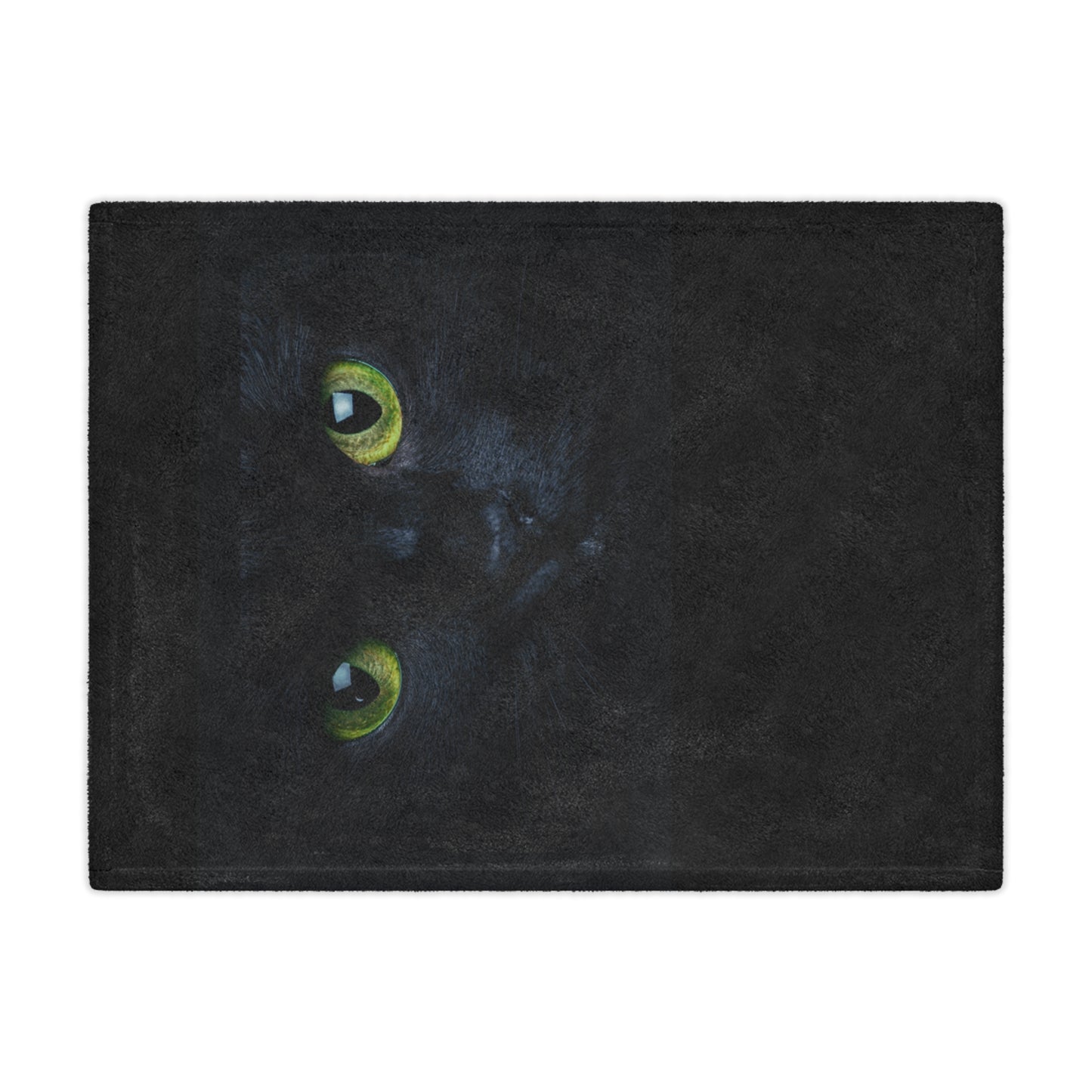 Black Cat Microfiber Blanket