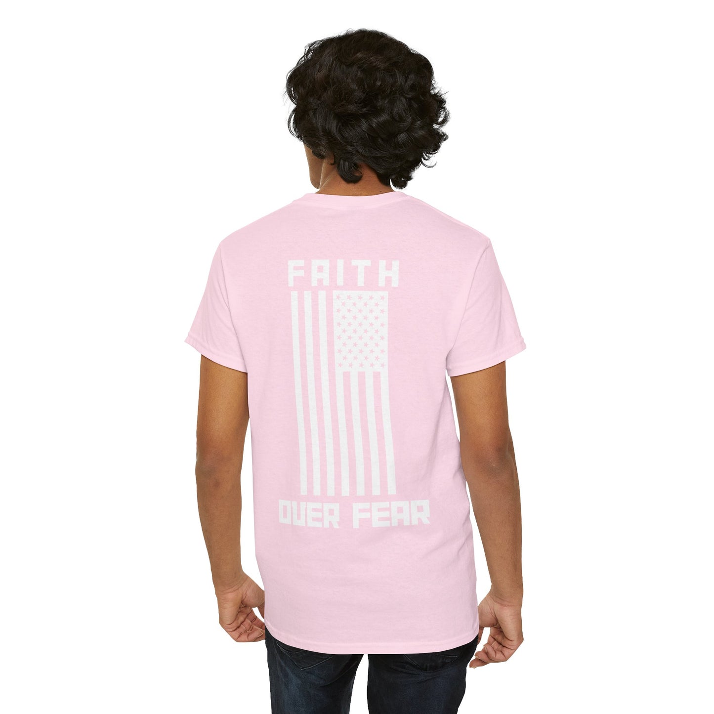 Faith Over Fear T-Shirt Unisex Heavy Cotton