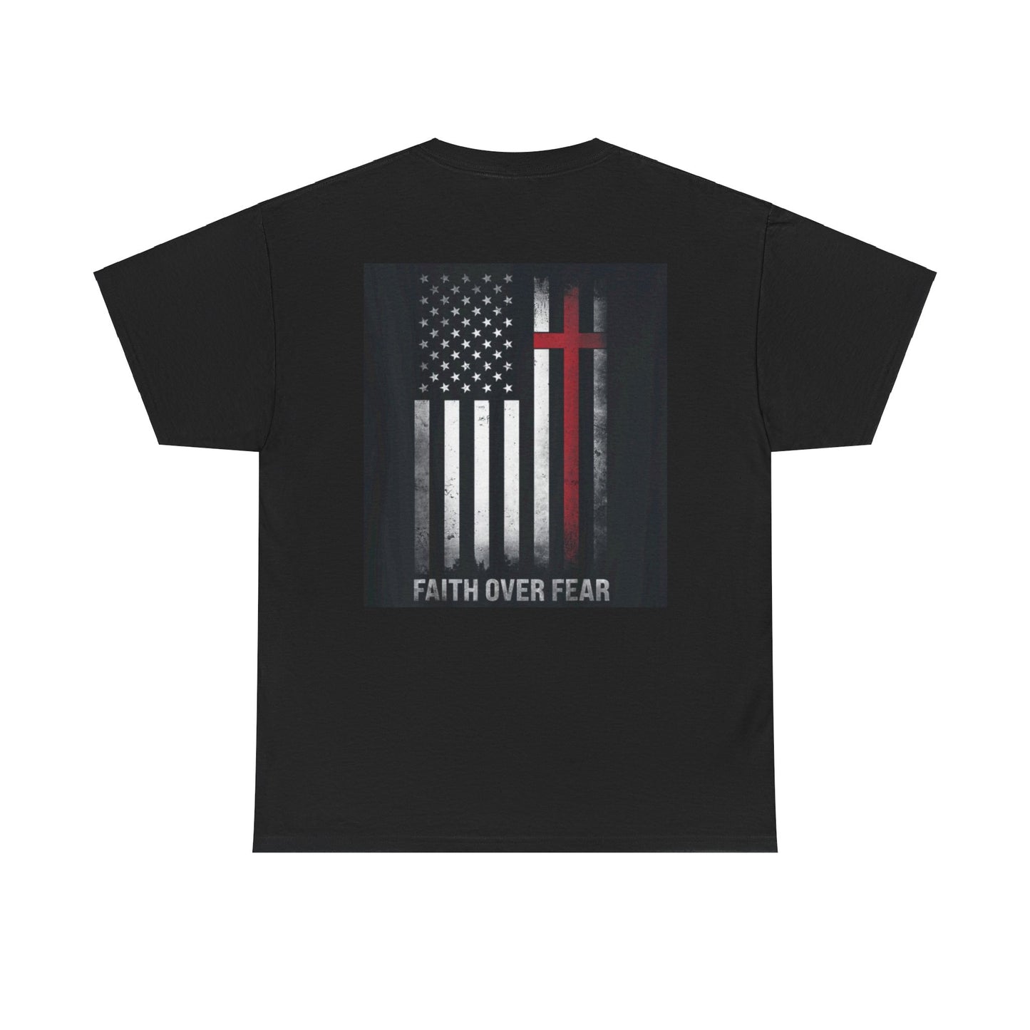 Patriotic T-shirt Faith Over Fear Design