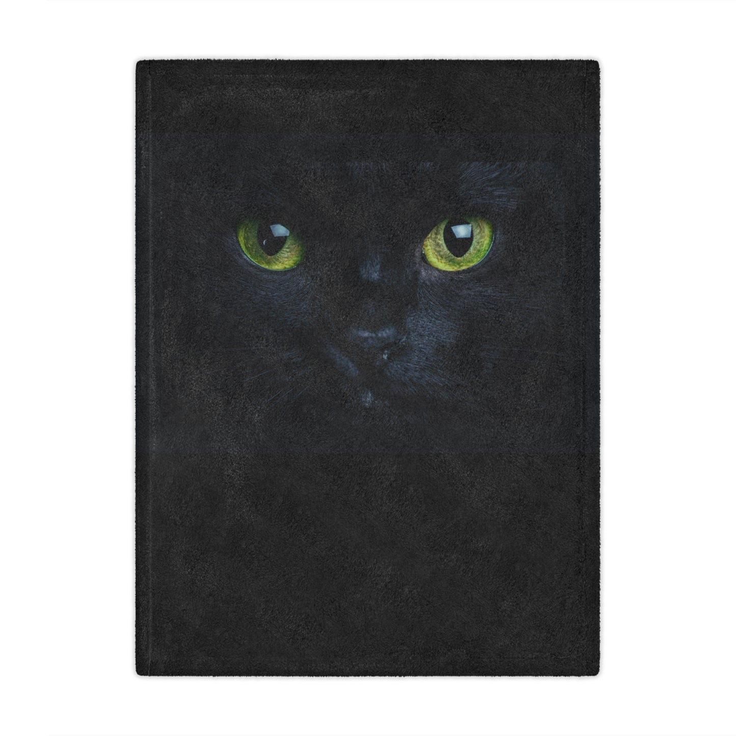 Black Cat Microfiber Blanket