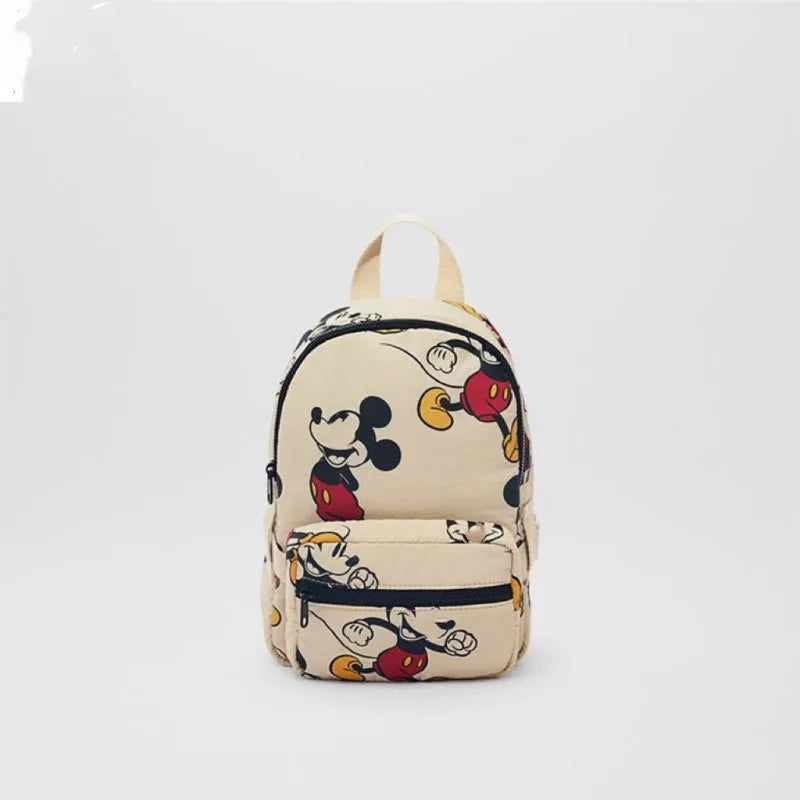 Disney New Fashionable Mickey Mouse Pattern Children's School Bag Cute Mickey Print Lightweight Backpack