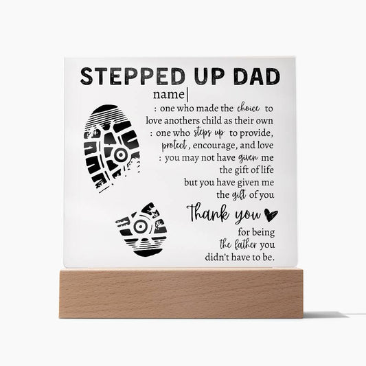 To My Dad | Square Acrylic Plaque